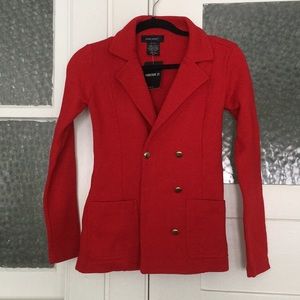 Forever 21 red blazer size XS, with tags